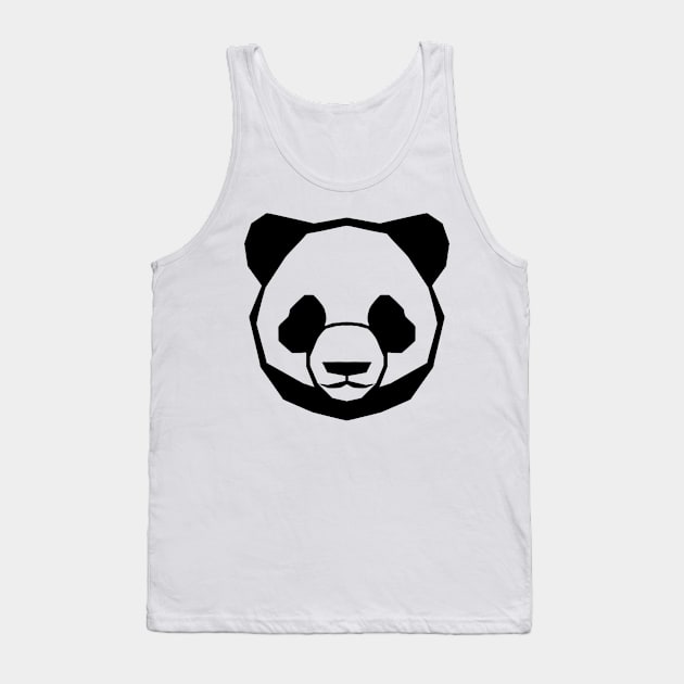 Retro Panda Tank Top by MonsieurPanda